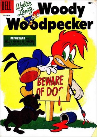 Walter Lantz Woody Woodpecker 33 A, October 1955, Comic Book, Dell, issue 3...