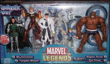 Marvel Legends Fantastic Four With Doctor Doom (Transparent), Jan 2004 ...