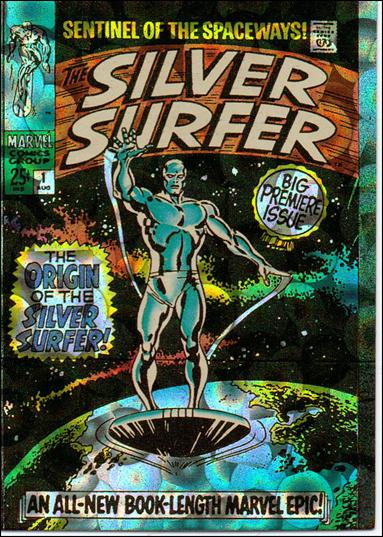 1992 Marvel Prism Card 1 Silver Surfer