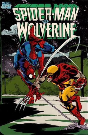 Spider-Man Vs Wolverine 1 B, Jul 1990 Comic Book By Marvel