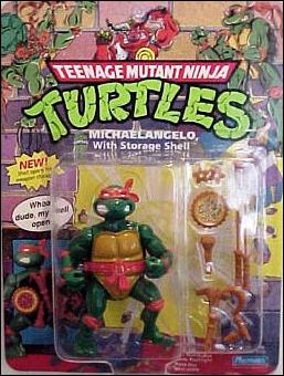 Teenage Mutant Ninja Turtles Michaelangelo with Storage Shell, Jan