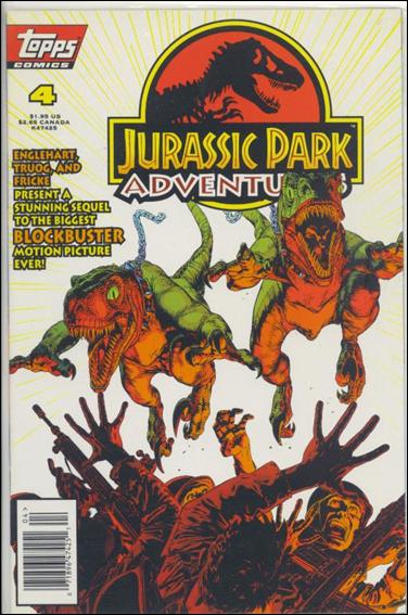 Jurassic Park Adventures 4 A Sep 1994 Comic Book By Topps