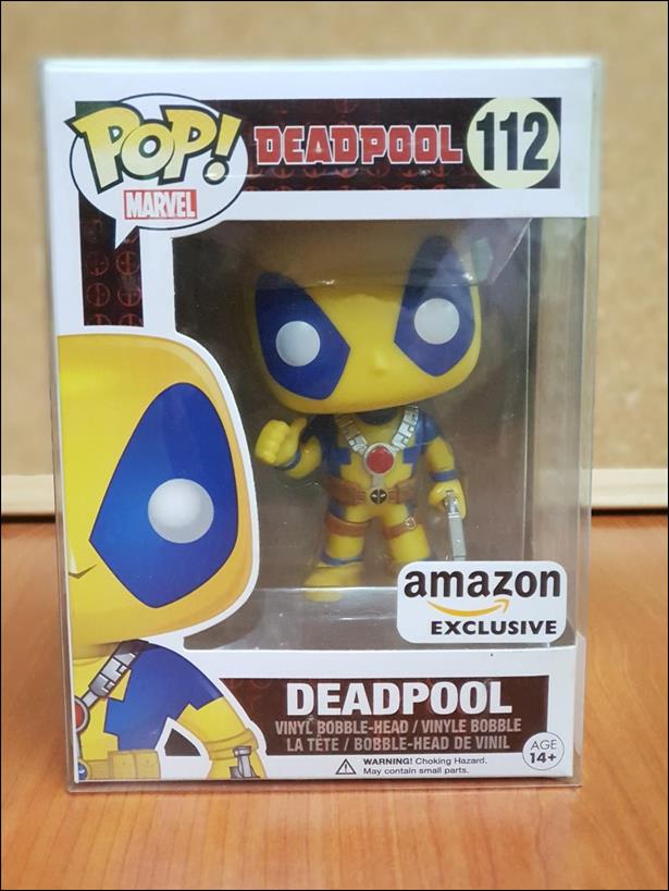 POP! Marvel Yellow Deadpool (Thumbs Up) (Amazon Exclusive) by Funko