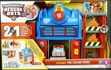 transformers rescue bots fire station prime