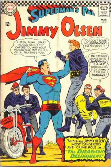 Superman's Pal Jimmy Olsen 91 A, Mar 1966 Comic Book By Dc