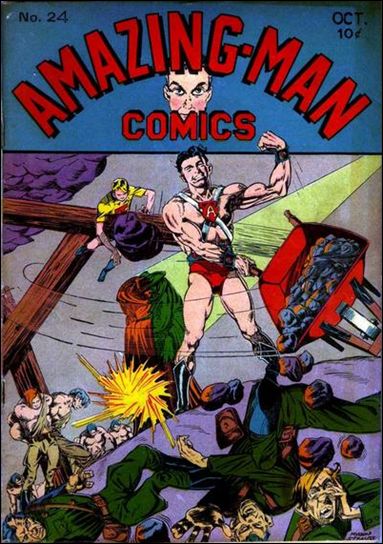 Amazing Man Comics 24-A by Centaur Publications Inc.