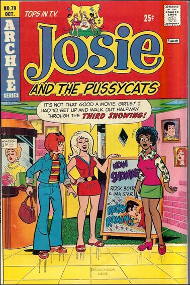 Josie And The Pussycats 79 A Oct 1974 Comic Book By Archie 