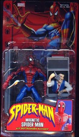 Spider-Man Magnetic Spider-Man, Jan 2002 Action Figure by Toy Biz