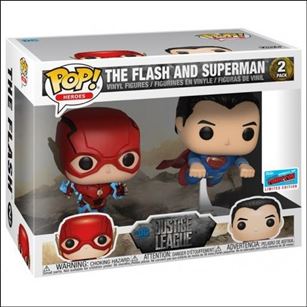 Pop! Heroes Multi-Packs The Flash &amp; Superman (2018 NYCC)