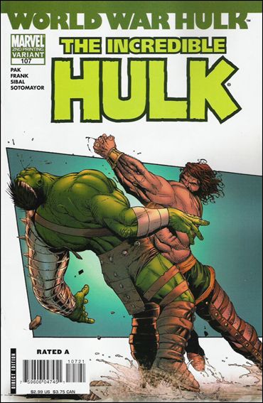 Incredible Hulk 107 B, Aug 2007 Comic Book By Marvel