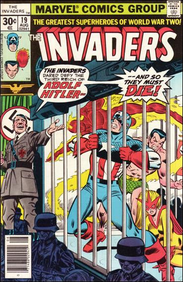 Invaders 19 A, Aug 1977 Comic Book By Marvel