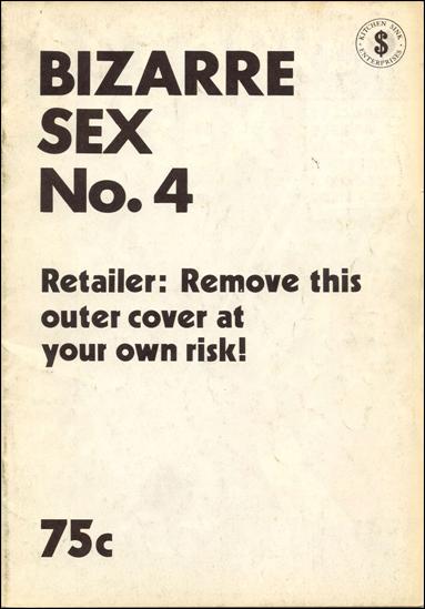 Bizarre Sex 4 D Apr 1978 Comic Book By Kitchen Sink