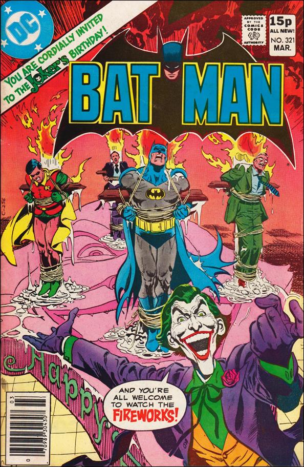 Batman 321 B, Mar 1980 Comic Book By Dc