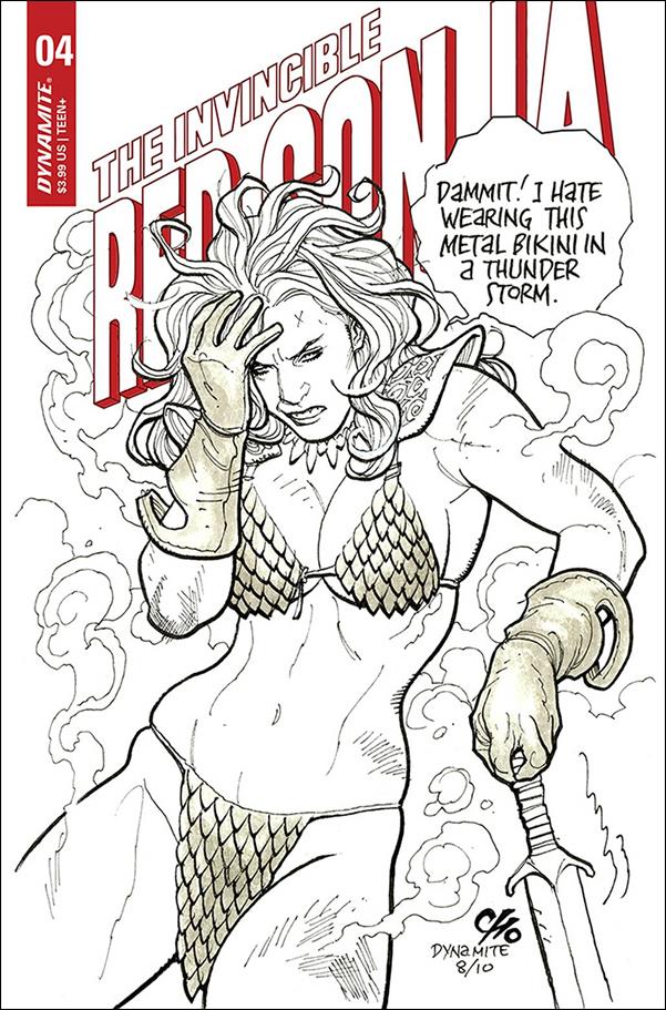Invincible Red Sonja 4-D by Dynamite Entertainment