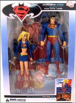 superman and supergirl toys