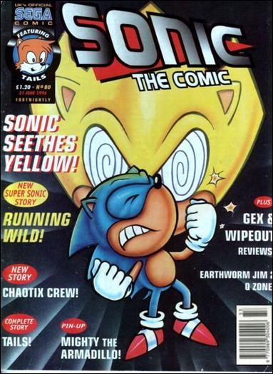 Sonic The Comic 80 A, Jun 1996 Comic Book By Fleetway