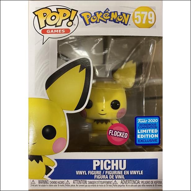 POP! Games Pichu (Flocked Wonderous Convention) by Funko