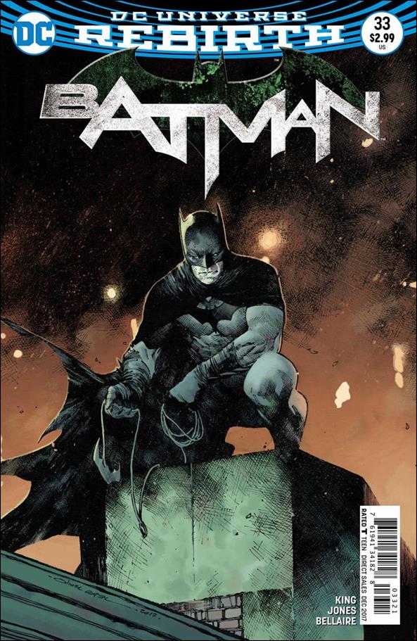 Batman 33 B, Dec 2017 Comic Book By DC