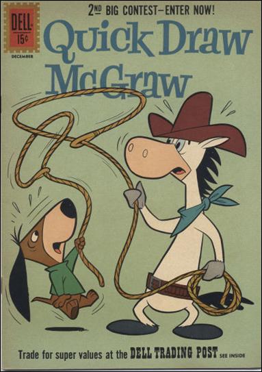 Quick Draw Mcgraw 8 A, Oct 1961 Comic Book By Dell