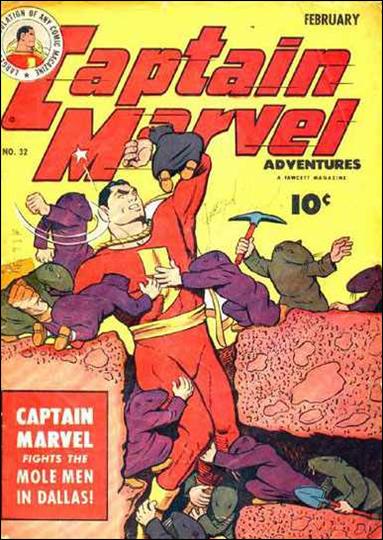 Captain Marvel Adventures 32-A by Fawcett