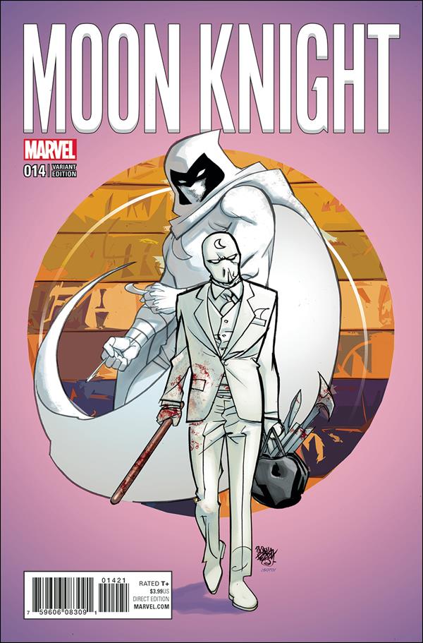 Moon Knight 14 B Jul 2017 Comic Book By Marvel