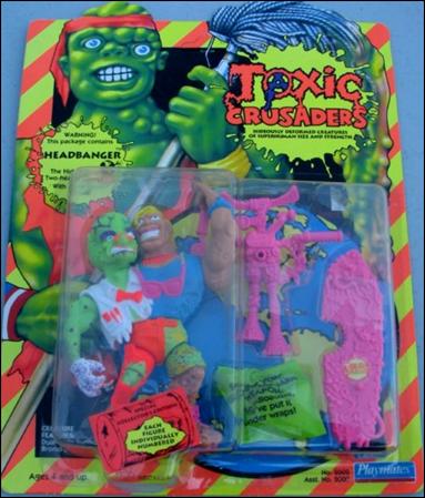 Toxic Crusaders Headbanger, Jan 1991 Action Figure by Playmates