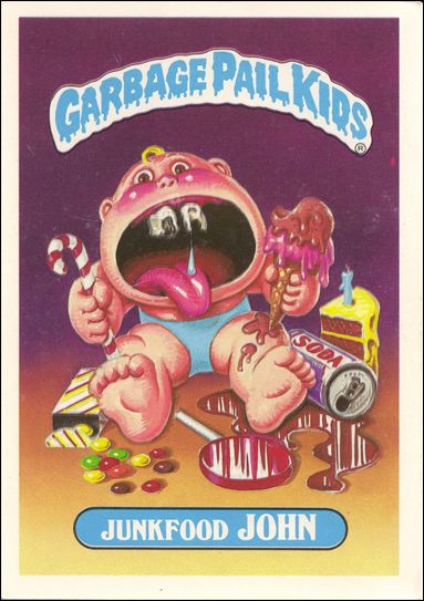 Garbage Pail Kids 1st Series Kid 2 A, Jan 1986 Trading Card By Topps