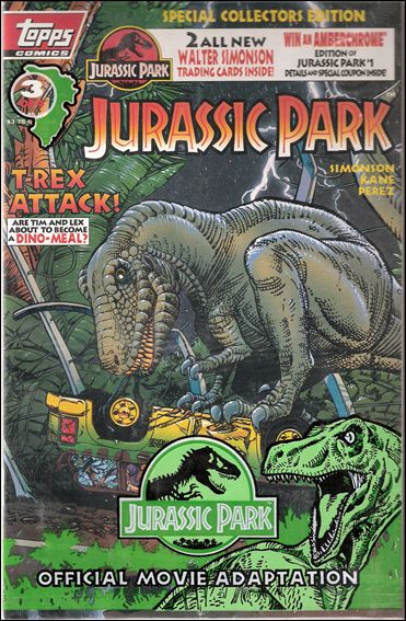 Jurassic Park 3 A Jul 1993 Comic Book By Topps