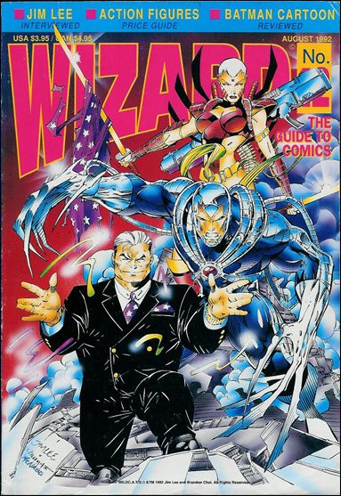 Wizard: The Guide To Comics 12 B, Aug 1992 Magazine By Wizard Press