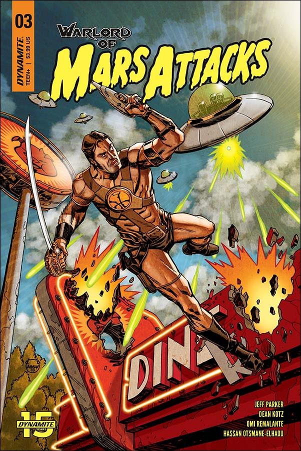 Warlord of Mars Attacks 3-A by Dynamite Entertainment