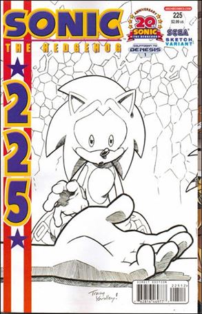 Sonic The Hedgehog 225 B, Jul 2011 Comic Book By Archie