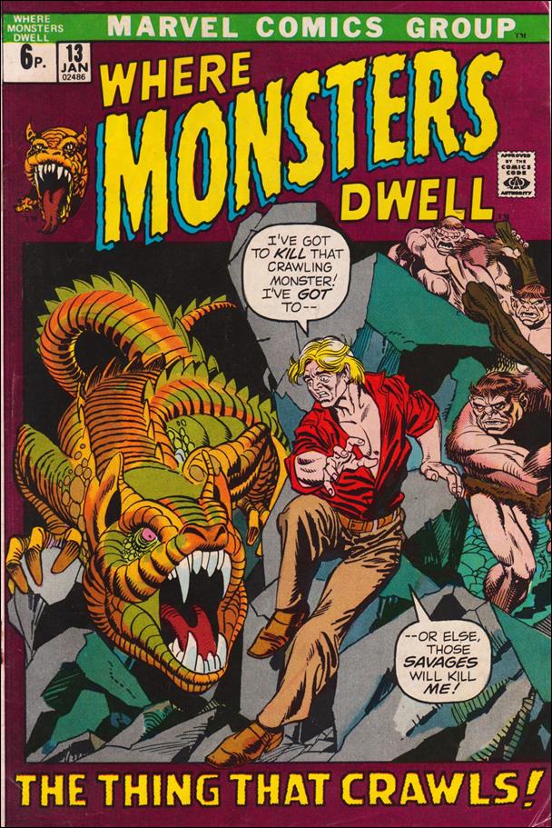 Where Monsters Dwell (1970) 13-B by Marvel