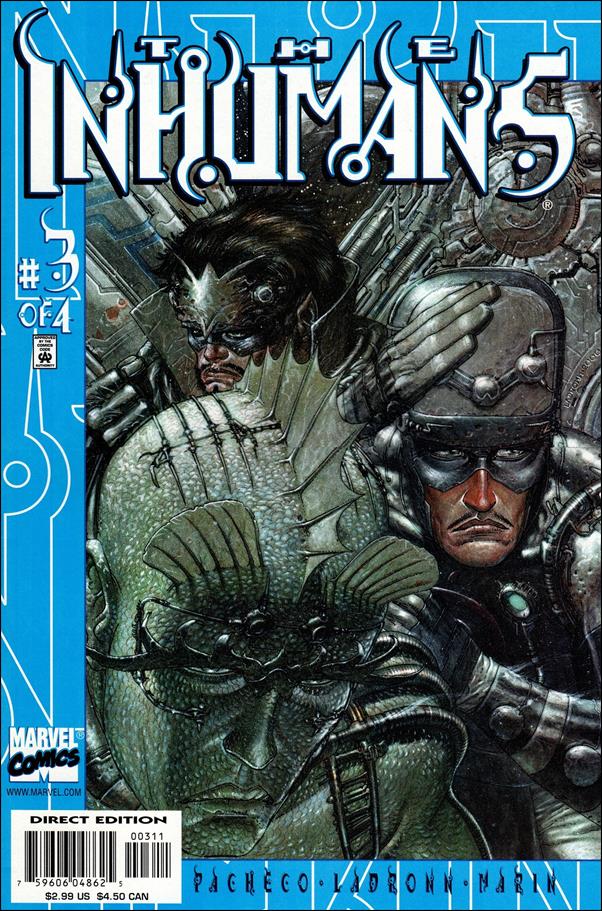 Inhumans 3 A, Aug 2000 Comic Book by Marvel