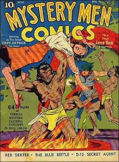 Mystery Men Comics 4-A by Fox