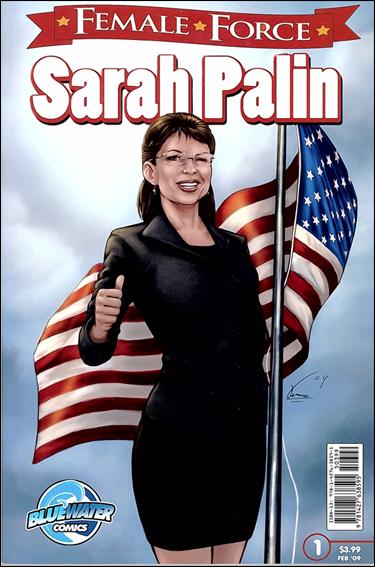 Female Force Sarah Palin 1 C Feb 2009 Comic Book By Bluewater Comics 