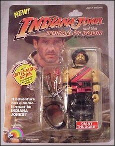 Indiana Jones and the Temple of Doom 5" Action Figures Giant Thuggee by LJN