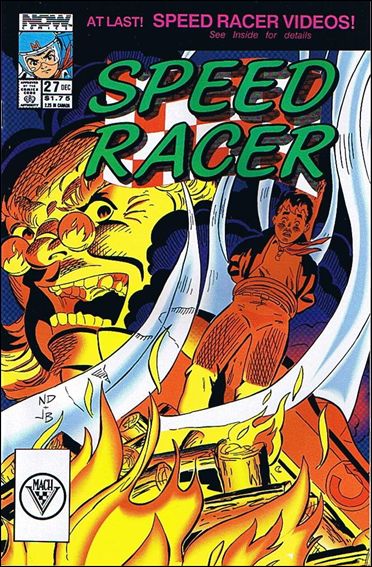 Speed Racer (1987) 27-A by Now Comics