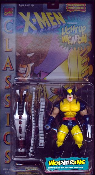 X-men Wolverine (yellow Black Costume), Jan 1996 Action Figure By Toy Biz