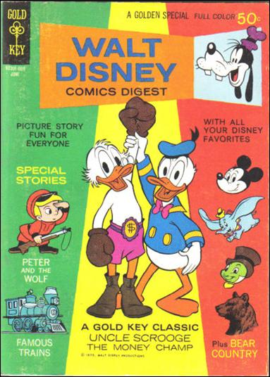 Walt Disney Comics Digest 22-A by Gold Key
