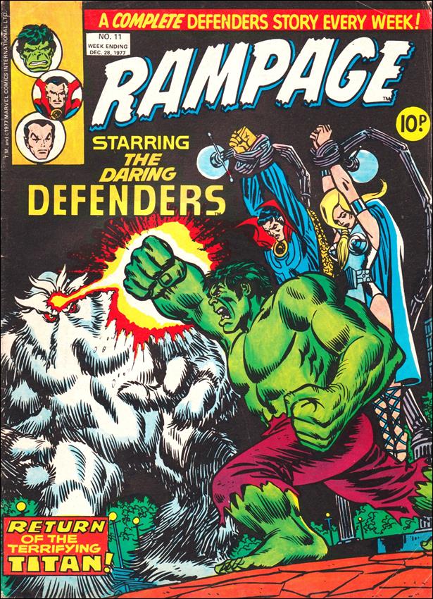 Rampage Weekly (UK) 11-A by Marvel UK