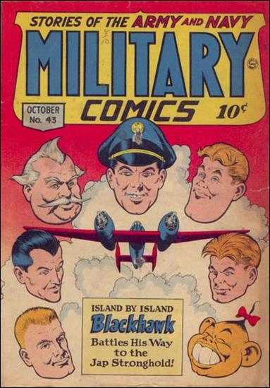 Military Comics 43-A by Comic Magazines