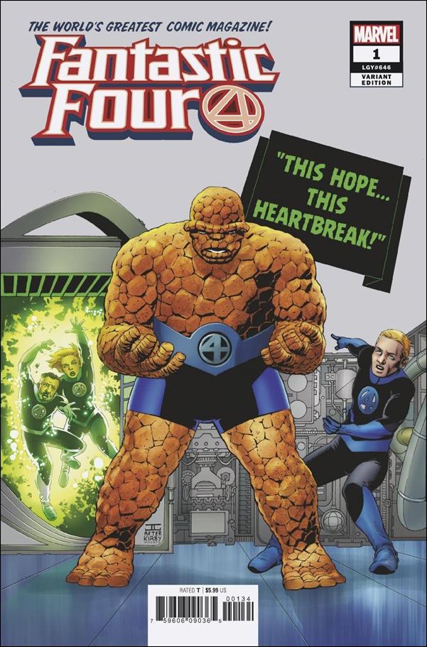 Fantastic Four 1 C, Oct 2018 Comic Book By Marvel