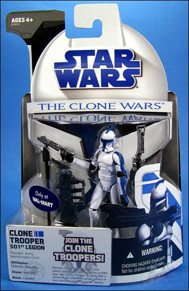 501st Legion Clone Trooper 2008 STAR WARS The Clone Wars TCW Walmart EXCL