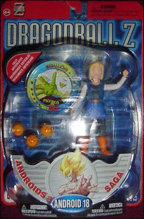 Dragonball Z Androids Saga Android 18 Action Figure Irwin Toys NEW