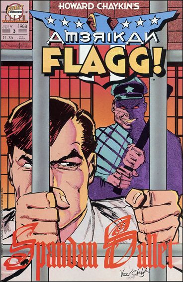 Howard Chaykin's American Flagg! 3 A, Jul 1988 Comic Book by First