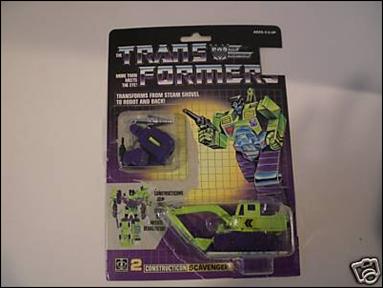 Transformers: More Than Meets the Eye (Generation 1) Scavenger (Constructicon) by Hasbro