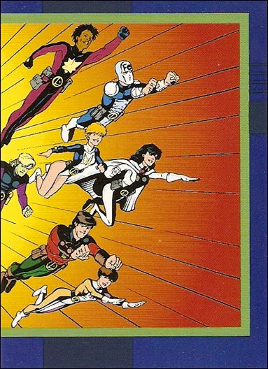 dc cosmic teams trading cards