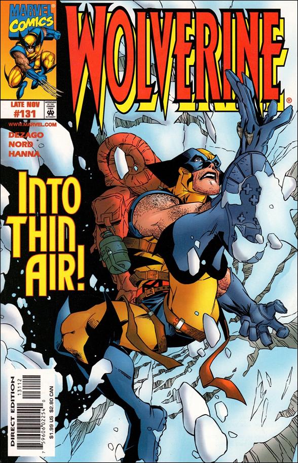 Wolverine 131 B, Nov 1998 Comic Book By Marvel