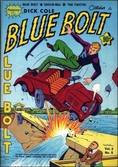 Blue Bolt (1941) 5-A by Novelty Press