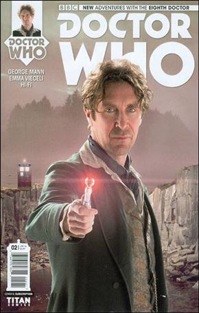 Doctor Who: The Eighth Doctor issue 2-B Photo Subscription Cover